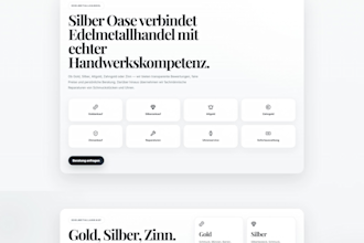 build a custom coded modern responsive business website