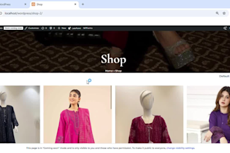 build a professional wordpress website or woo commerce store using element