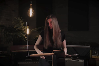 record experimental theremin for electronic experimental pop cinematic ambient