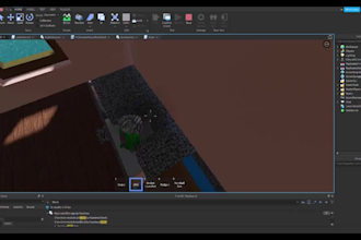 build roblox city map, 3d environment map design, game map in roblox studio