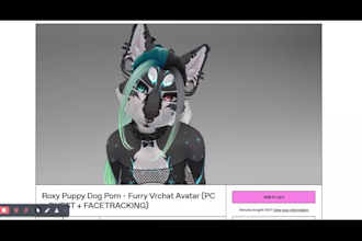 furry vrchat avatar commission 3d furry nsfw avatar nsfw 3d model vr character