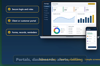 build a custom web app or business app for law firms and companies