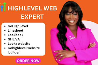 go high level website builder product catalog lookbook linesheet ghl va