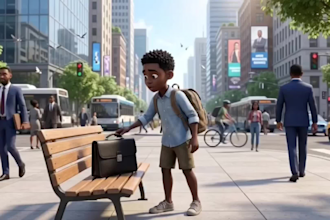 do pixar style 3d kids animation, ai kids cartoon video, 3d character animation