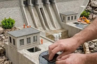 create realistic miniature crafting and construction videos