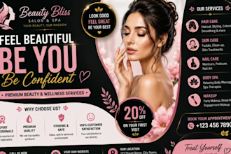 create a modern flyer design