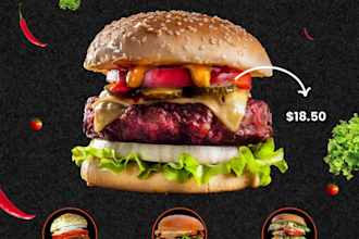 create posters like this for restaurants