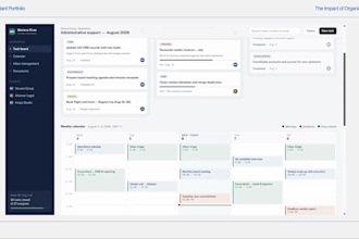 organize, schedule and plan for you