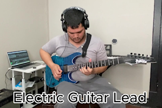 record expressive electric guitar leads for your song