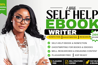 write self help ebook, ebook writer ghostwriter personal development ghostwriter