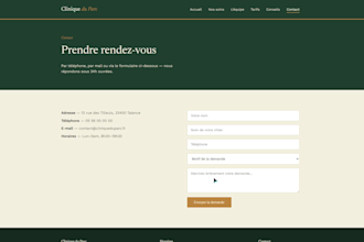 je vais créer votre site vitrine professionnel et responsive