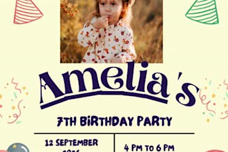 make awesome animation design for your birthday