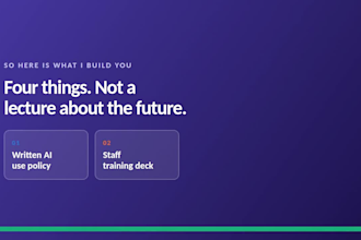 create an ai policy and staff training kit for your small business