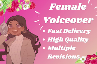 voice female and child characters for your animes, games, or cartoons