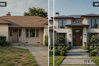 turn your house photo into a realistic ai renovation before and after video