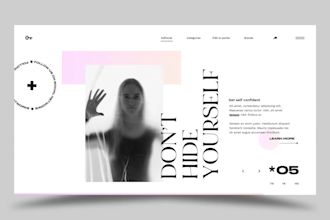 create a high and portfolio website, resume or business website, CV website