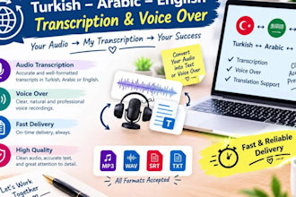 do professinal audio transcription