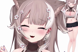 design live 2d vtuber model, 2d vtuber model 2d vtuber 2d vtuber rigging anime