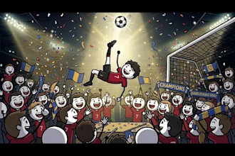 create engaging 2d stickman animation for youtube shorts