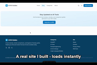 build astro tailwind personal website