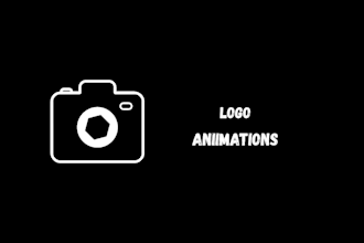 create a clean minimalist logo reveal intro