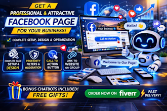 optimize, create facebook business page setup or fan page