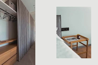 luxury ai architectural walkthrough ai films, render image on higgsfield, veo3