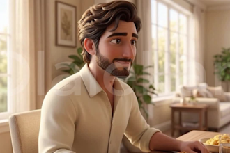create 3d pixar style ai animation video ai storytelling gender reveal video