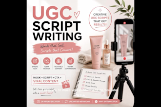 write skincare video scripts for youtube tiktok