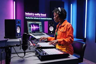 sing and produce hip hop song