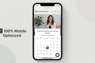 design squarespace life coach, business consultant, career coach website