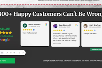 auto part website, an automotive website for rentals dealership shopify store