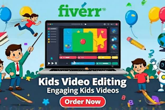 edit engaging youtube kids videos with animations and effects