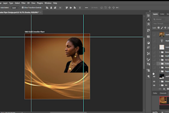 design a professional brand advertisement or product flyer