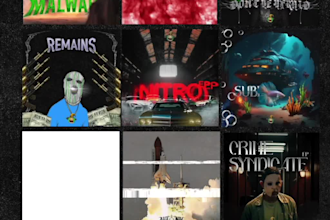 music covers and visual 2d,3d