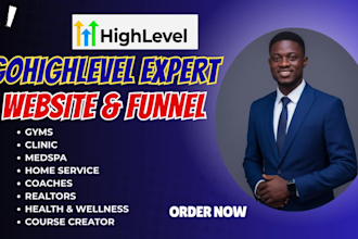 do gohighlevel ghl website funnel for coaches real estate gym health wellness