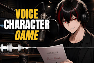 record professional indonesian game character voices