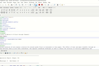convert your word or handwritten document into latex format