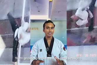 create a personalized taekwondo poomsae training plan