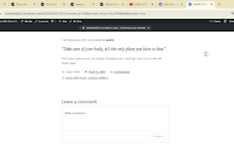 handle wordpress blog uploads, formatting, and SEO