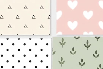 design seamless textile patterns for fabric