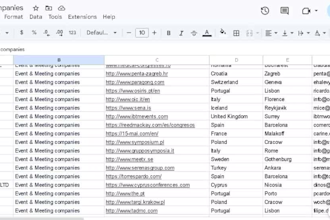provide verified europe event and meeting management companies database
