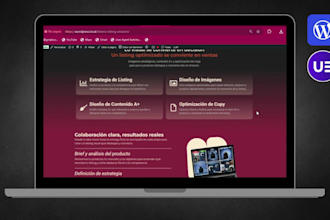 crearé una landing page profesional en wordpress con elementor