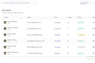 build custom legal case management software for law firms
