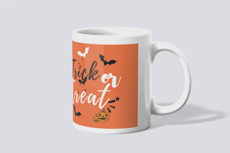 create halloween sublimation mugs tumbler mockups for etsy sellers pod designs