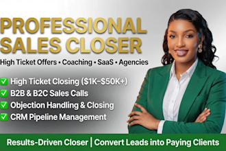 be your remote sales closer and manage your CRM sales pipeline