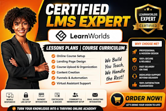 setup learnworlds online course learnworlds website kajabi landing page website