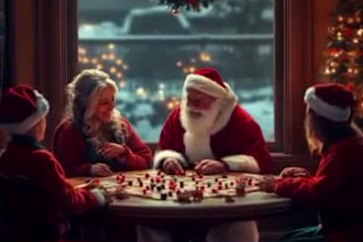 do christmas video, ai christmas video, santa claus say anything