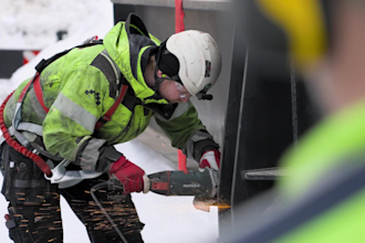 edit your contractor job site footage into a marketing video