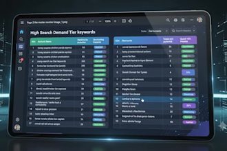 do keyword research, competitor research and topical map for SEO